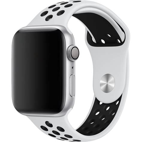 White Black Nike Sport Band For Apple Watch Mm Mm Maison Cour