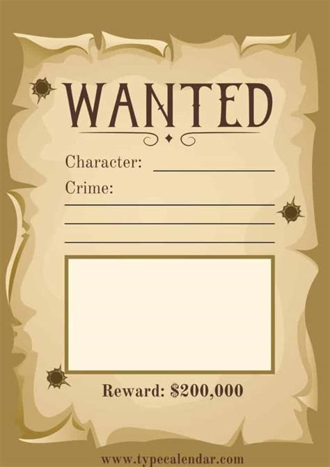 One Piece Wanted Poster Templates Free Printable Sample Example Sexiz Pix