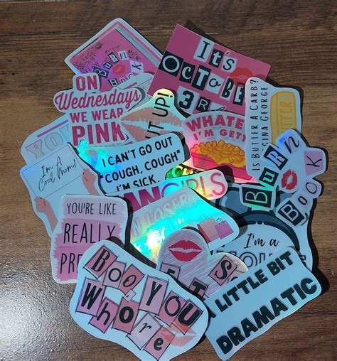 So Fetch Mean Girls Movie Quotes Sticker Pack 17 Fetch Worthy Decals