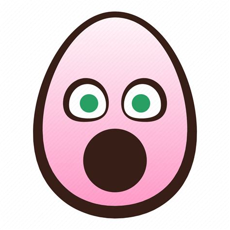 Easter, egg, emoji, face, funny, mouth, open icon - Download on Iconfinder