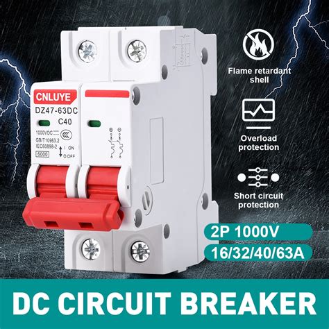 P Dc V Solar Mini Circuit Breaker Battery Switch A A A A