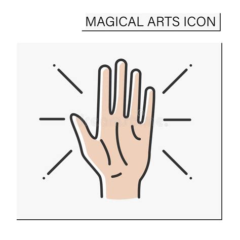 Divination By Lines On A Hand Palm Reading Or Palmistry Stock