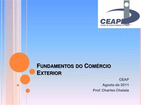 PPT Fundamentos do Comércio Exterior PowerPoint Presentation free