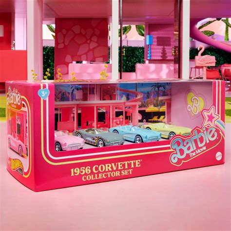 Barbie The Movie Hot Wheels Corvette 4 Pack Hobbies Toys Toys Games On Carousell