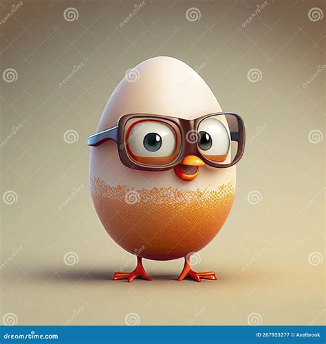 Cute Egg Cartoon Character Stock Illustration Illustration Of Yellow