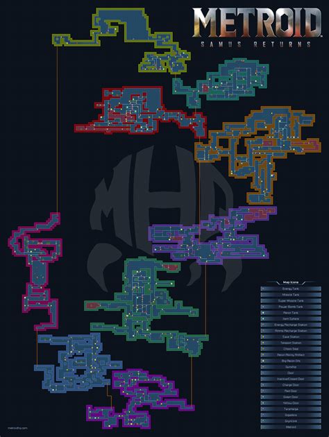 Metroid Samus Returns Area 3 Map - Maps For You