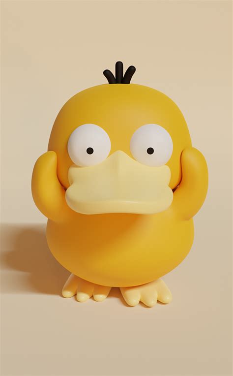 3D Psyduck Fan Art :: Behance