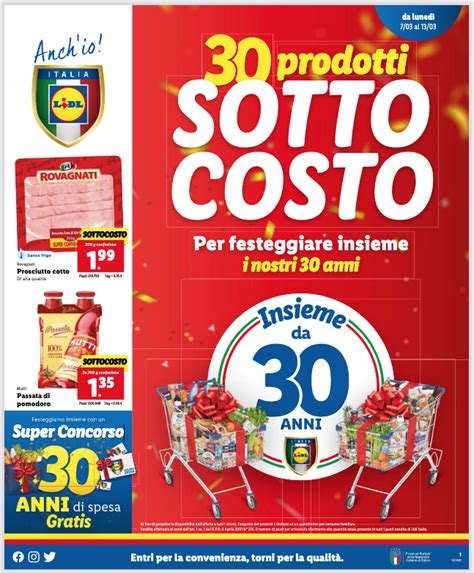 LIDL 30 Prodotti Sotto Costo COSENZA PRIME