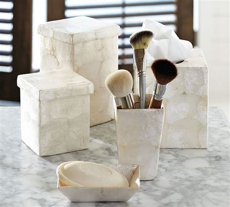 Pottery Barn Capiz Bath Accessories Bath Accessories Bath Decor Bathroom Accessories