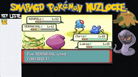 Lets Play Pokemon Smaragd Randomizer Nuzlocke 06 Training Muss