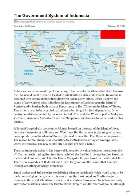 Unveiling The Hybrid System Understanding The Type Of Government In Indonesia