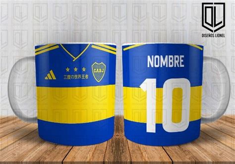 Nueva Plantilla Para Tazas Boca Juniors Aniversario