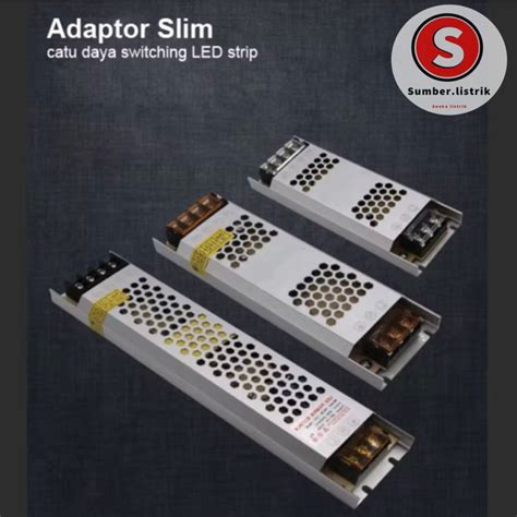 Jual Trafo Led Strip A A A A V Power Supply Slim Tipis Ac Dc