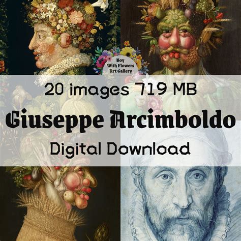 20 Digital Images Of Giuseppe Arcimboldo Paintings People Landscape