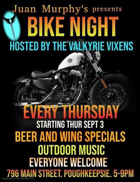 JUAN MURPHY S BIKE NIGHT HOSTED BY VALKYRIE VIXENS Hudson Valley