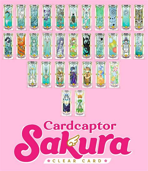 Cardcaptor Sakura Manga: All 31 Clear Cards by Joshuat1306 on DeviantArt