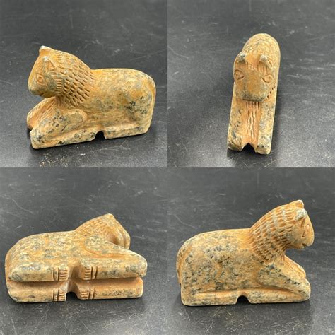 Unique Ancient Greco Bactrian Stone Animal Figurine Statue - Etsy