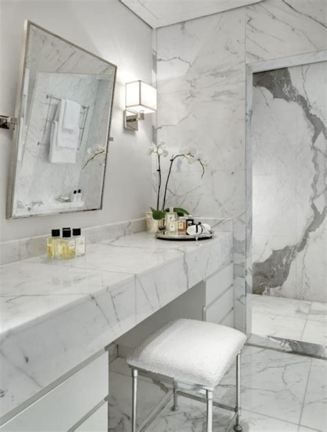 27 Exquisite Marble Bathroom Design Ideas