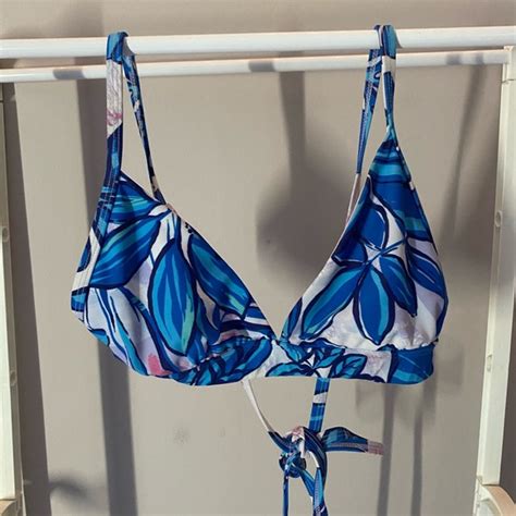 Kulani Kinis Swim Kulani Kinis Blue Pink Bikini Top Poshmark