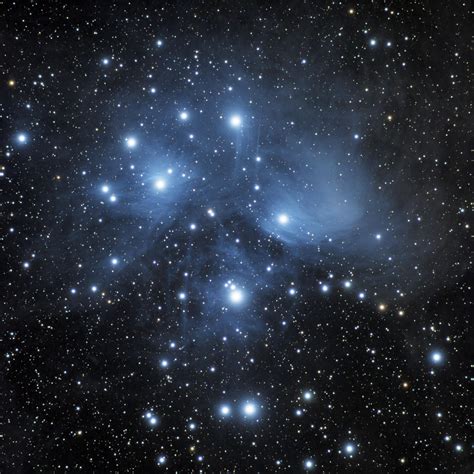 Messier 45 The Pleiades Rastrophotography