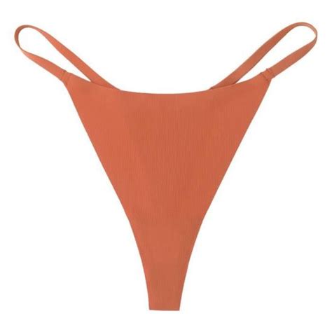 Culotte Slip Culotte Tanga En Soie Glac E Pour Femme Sexy Sans Couture String Lingerie Taille