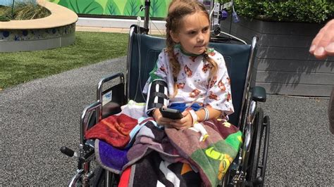 Prosthetic Helping Girl Recover From Lawnmower Accident