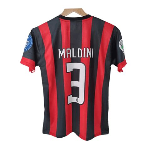 Ac milan Maldini home Jersey | Retro collection - Cyberried Store