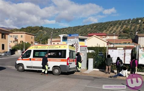 Iowebbo Isola Del Liri Donna Inciampa Su Un Ripristino E Finisce In