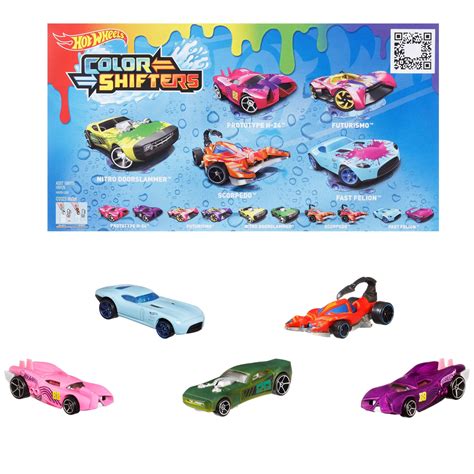 Hot Wheels Toys Pack Color Shifters Cars With Repeat Color Change