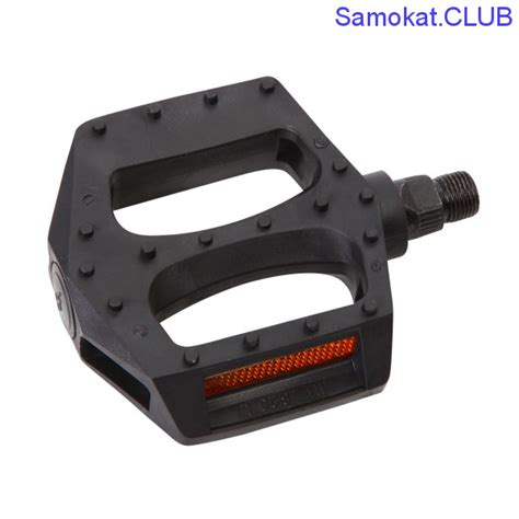 Педали вело HF-820, ось 9/16', пластик, черные, с катафотом Х54031 за ...