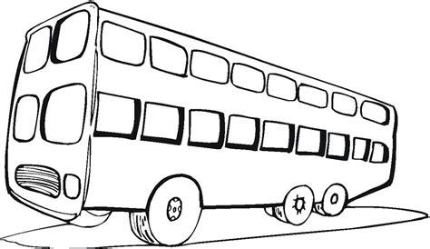 Bus coloring pages to download and print for free