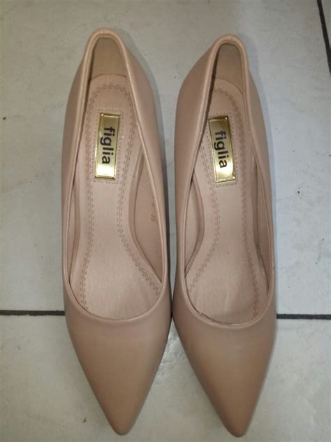 Figlia Nude Heels Women S Fashion Footwear Heels On Carousell