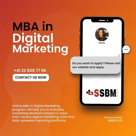 Unlock Advanced Digital Marketing Skills With Ssbms Online Mba