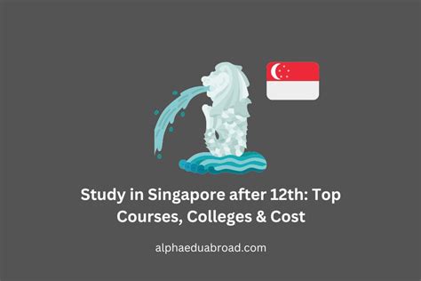 Study In Singapore After 12th Top Courses Colleges Cost