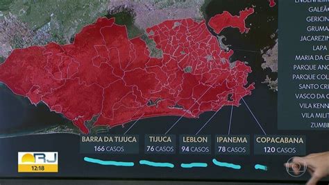 Rj Mapa Mostra Divis O De Casos De Covid Pelos Bairros Do Rio