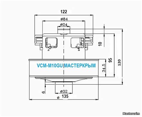 Мотор двигатель пылесоса Samsung; 2000W, VCM-M10GUAA, VCM-M10GU ...