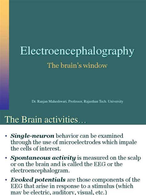 Electroencephalography | PDF