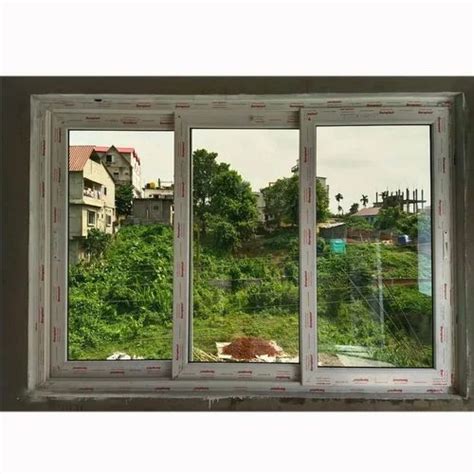 25mm 3 Track Sliding Polished Upvc Glass Rectangular Window At Rs 350square Feet In Agartala