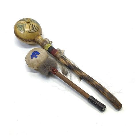 Buy the Ceremonial Rattles 2 Native American Decorative Handmade ...