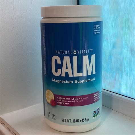 Calm Magnesium Powder Raspberry Lemon Collaborative Natural Health