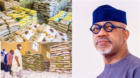 Breaking Dapo Abiodun Orders Distribution Of Rice Garri Beans And