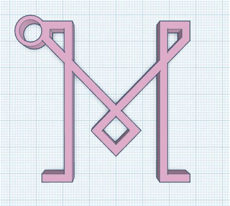 STL file Inter Miami keychain Logo 🗝️ ・3D printer design to download・Cults