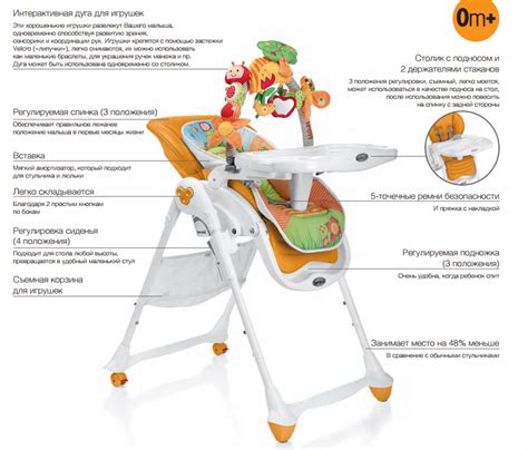 Стульчик для кормления Brevi B.Fun 3 в 1 | Гипермаркет - Детские товары