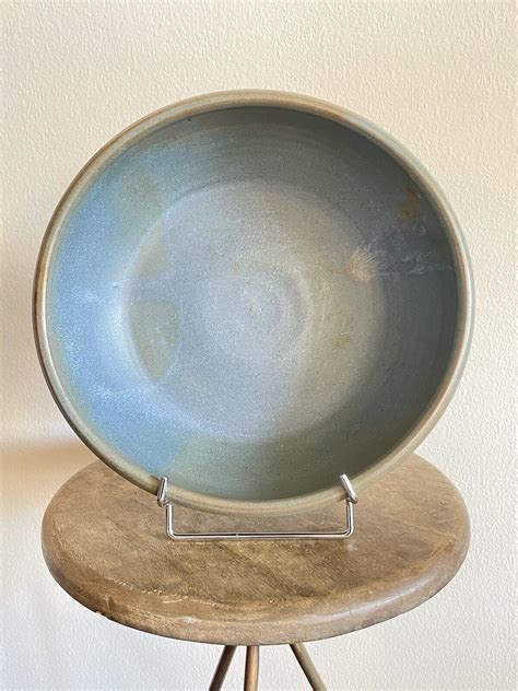 Auman Seagrove Blue Large Bowl 11 5 W X 3 5 H Seagrove North Carolina