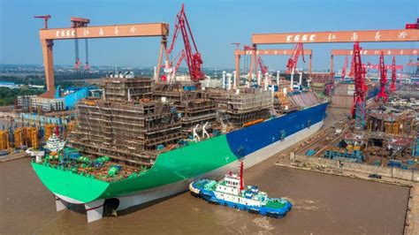 Chinas Hudong Zhonghua Launches Two Lng Carriers Lng Prime