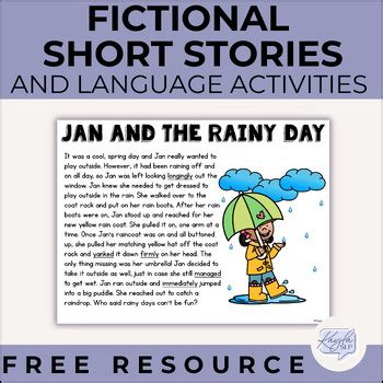 FREE Spring Fictional Short Stories and Language Activities by Kayla SLP