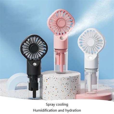 Handheld Mini Air Conditioner USB Rechargeable Portable Humidifier Mist