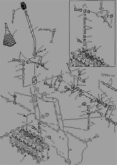 BACKHOE CONTROL LEVERS KOMATSU LAYOUT CONTROL 1 2 Wheel Loader
