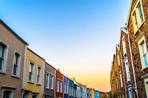 Sunrise In Clifton Village Bristol Stock Photo - Download Image Now ...