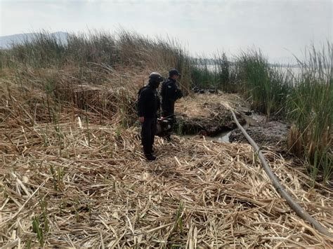 Decomisan 2 bombas para extraer agua del Lago de Pátzcuaro suman 6